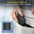4 Packs 3600mwh 1 5v Aa Li-ion Rechargeable Batteries   Type C Fast Charging Box