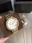 Michael Kors Gold Pave Parker Mk5354 Wrist Watch For Women