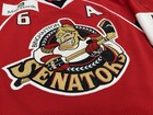 Binghamton Senators Game Worn Used Mic Reebok Edge 10 11 Alternate Jersey 56