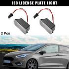 2pcs Led License Plate Light Car Number Lamp Replacement White Light