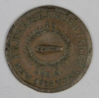1863 Ny New York J j Diehl Undertaker Civil War Token Store Card 630t Inv 1126