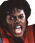 Michael Jackson Thriller 75  Tall Cardboard Cutout Standee