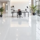 Epoxy Floor Paint Kit - Acrylic Concrete Coating For Garage Living Room 1 Gallon