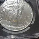 2017 American Silver Eagle 1oz Ngc Ms70 First Day Of Issue Black Core