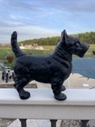 Vintage Hubley  Cast Iron Scotty Dog Door Stop
