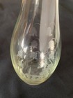 Vintage 16    Etched Glass Decanter With Stopper - Elegant Floral Design