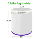Bubble Bag Growsun 5 Gal - 5 Bag Kit All Mesh Bubble Hash Bags Extractor