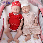 18   Sleeping Silicone Reborn Baby Doll Infant Newborn Eyes Closed Silicone Doll