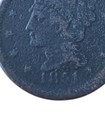 1851 Braided Hair Large One Cent See Photos For Condition 