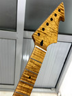 Aaaaa Roasted Flame Maple Electric Guitar Neck 22fret Part 25 5inch 12 Radius