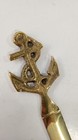 Vintage Brass Ships Anchor Letter Opener Boat Nautical Sailing 
