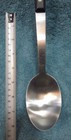 Revere Ware Large 13  Metal Stainless Serving Spoon With Black Riveted Handle