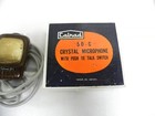 Vintage Calrad Crystal Microphone Model 50-c Made In Japan With Box  a8 