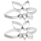 14 Pcs Stainless Steel Rose Cutting Die Christmas Cookie Cutters