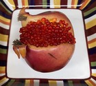 Artificial Realistic Fruit Faux Fake Food Pomegranate Display  Prop Pmg77