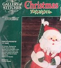 Bucilla Gallery Stitches Santa s Pockets 15  Felt Christmas Stocking Kit 32996
