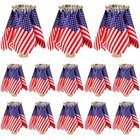  250 Pack Small American Flags On Stick 8x12 Inch Mini American Flag Us Hand 