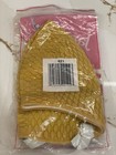 Vintage Jantzen Rubber Swim Dive Cap Molded Mustard Yellow Textured Strap New