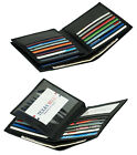 Men s Genuine Leather Bifold Wallet Hipster Credit Card Id Holder Rfid Blocking
