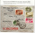 Uruguay To Brazil To Germany To Czech 1934  Zeppelin  10th Saf Flight Cover To  
