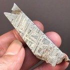 Natural Aletai Iron Meteorite 53 3 Grams End Cut Etched Perfect Fusion Crust