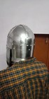 Vandal Viking Helmet Riveted Sca Larp Helmet With Steel Mesh Viking Helmet