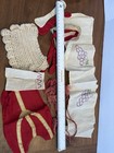 Vintage Lot Of Handmade Religious Clerical Catholic Doll Clothing Embroidered