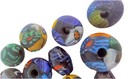 Vintage Millefiori Glass Beads Qty 13