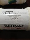 Bernat Super Value Yarn Lot 4 Skeins 7oz Ea 100  Acrylic Worsted 4 Natural Color