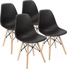 Stylish Dining Chair Set Of 4  Cafeteria office home Kitchen Chair Set  Black