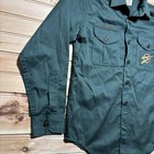Vintage 60s Bsa Boy Scouts Of America Button Up Uniform Explorer Shirt - M 