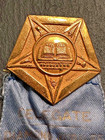 1949 Order Of The Eastern Star Diamond Jubilee Blue Delegate Pin Ribbon  Indiana