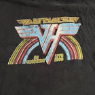 Van Halen 1980 Tour T-shirt Mens M Black Double Sided Band Tee Spencers Vtg Look