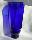 Gorgeous Vintage Cobalt Electric Blue Hand Blown Vase Tall   Heavy Near Mint