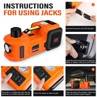 Electric Car Jack 5 Ton 12v Car Jack Hydraulic Kit With Inflator Pump Electric