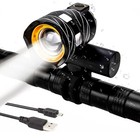 40000lm Usb Rechargeable Led Cycle Bicycle Light Racing Bike Front Headlight Usa