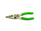 Snap On Tools New Ln46acfg 7in  Green Soft Grip Long Nose Slip Joint Pliers Usa
