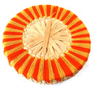 Handmade Woven Vintage Round Basket Sewing Storage Southwestern Grandma Core