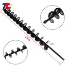 2     24  Black For Garden Post Fence Post Hole Digger Earth Auger Drill Bit