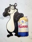 Large Hamm s Bear Beer Die Cut Metal Mancave Pub Bar Sign Decor  16  Made In Usa