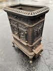 Victorian Antique Cast Iron Wood Burning Stove By De Dietrich   Niederbronn