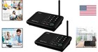 Wireless Intercom System  1 Mile Range  10 Channels For Home   Office - 2 Pack