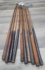 10 Antique Vintage 1895 To 1910 Smooth Face Hickory Wood Shaft Golf Clubs