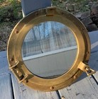 17  Antique Maritime Nautical Ship Boat Wall Mirror Brass Porthole Mirror