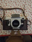 Vintage 1960s Miranda Automex 35mm Slr Camera Body With Case Japan Untested