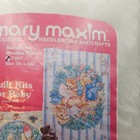 Vintage Maxim Kittens Beatrix Potter Baby Quilt Top Backing Batting Kit 7397