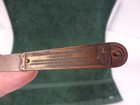 Vintage Antique Advertising Brass Letter Opener 8  Allied Laboratories Operating