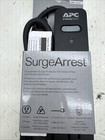 New Apc 6-outlet Surge Protector Power Strip  Pe63  540 Joule Black  102 