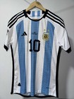 Lionel Messi Signed Adidas Argentina Jersey Icons Coa