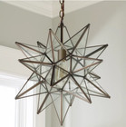 Superior Moravian Star Lantern Chandelier
